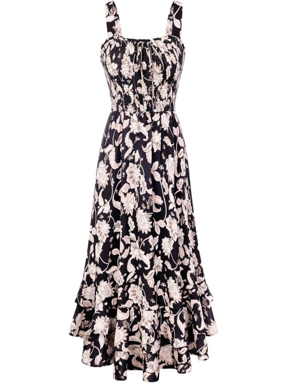 Floral Boho Summer Dress for Women - Trendy, Lightweight, Perfect for Vacay